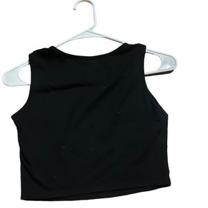 Shein teen girls letter and car prank tank top